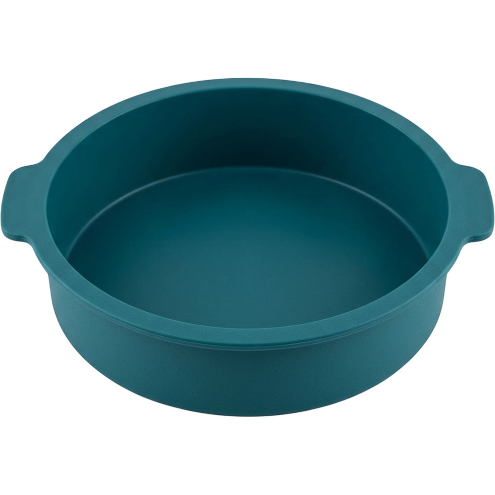 Zomra Round Silicone Cake Mould 20 cm Deep Teal - Product view