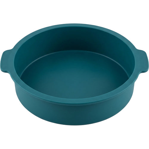 Zomra Round Silicone Cake Mould 20 cm Deep Teal - Product view
