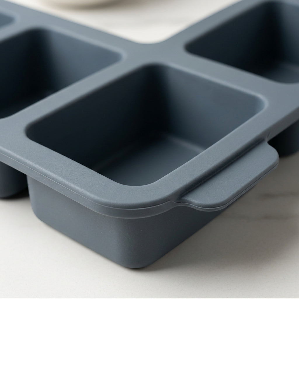 Zomra Silicone Mini Loaf Baking Mould with 6 Cavities Slate - Detail view
