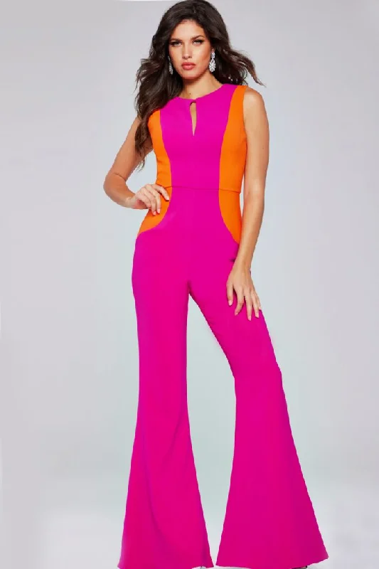 Jovani 42801 Long Fit Formal High Neck Jumpsuit