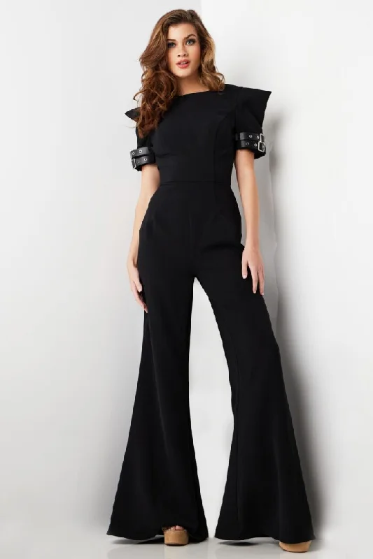 Jovani 36692 Long Open Back Formal Jumpsuit