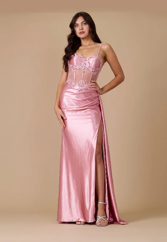 Long Corset Sexy Prom Dress