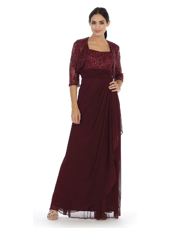 Eva Fashion EV3094 Burgundy XL Sale