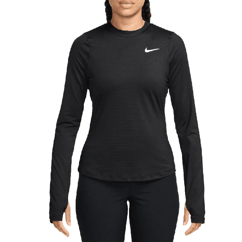 Women`s Dri-Fit Victory Long Sleeve Print Tennis Top