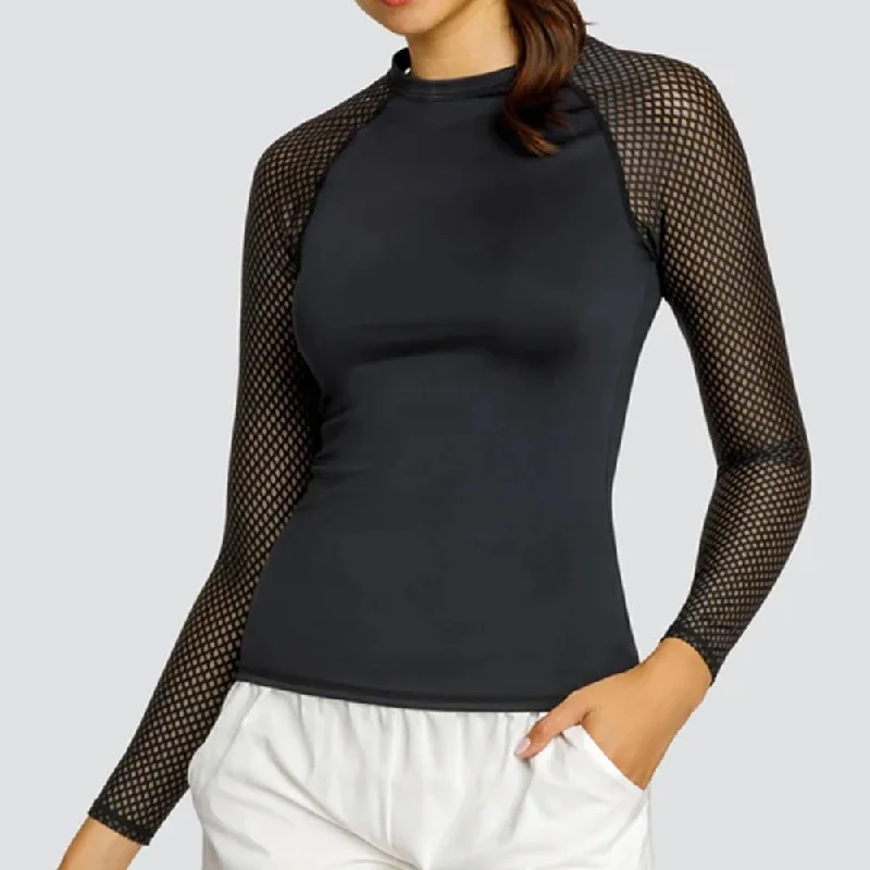 Women's Etta Long Sleeve Tennis Top Onyx