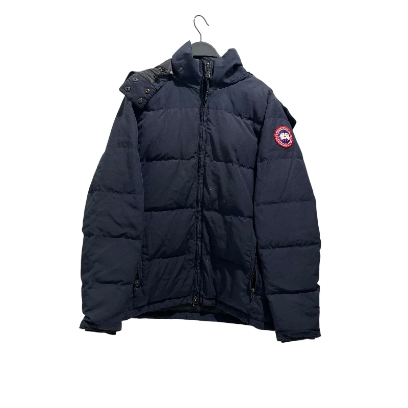 CANADA GOOSE/Puffer Jkt/LG/Polyester/NVY/ZIP OFF HOOD