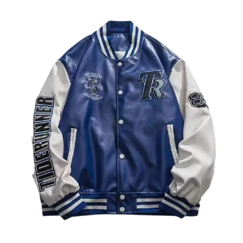 American PU Stitching Varsity Jacket