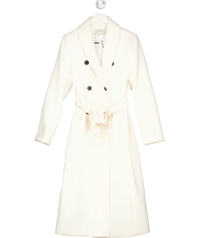 Monsoon Mimi Longline Trench Coat White UK 10