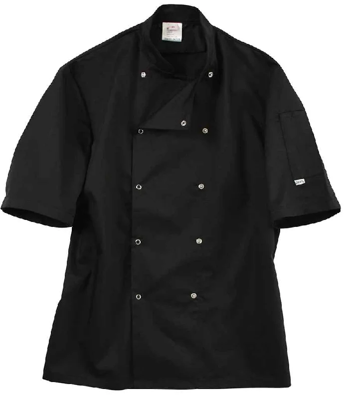 ADC Short Sleeve Coolmax® Chef's Jacket | Black