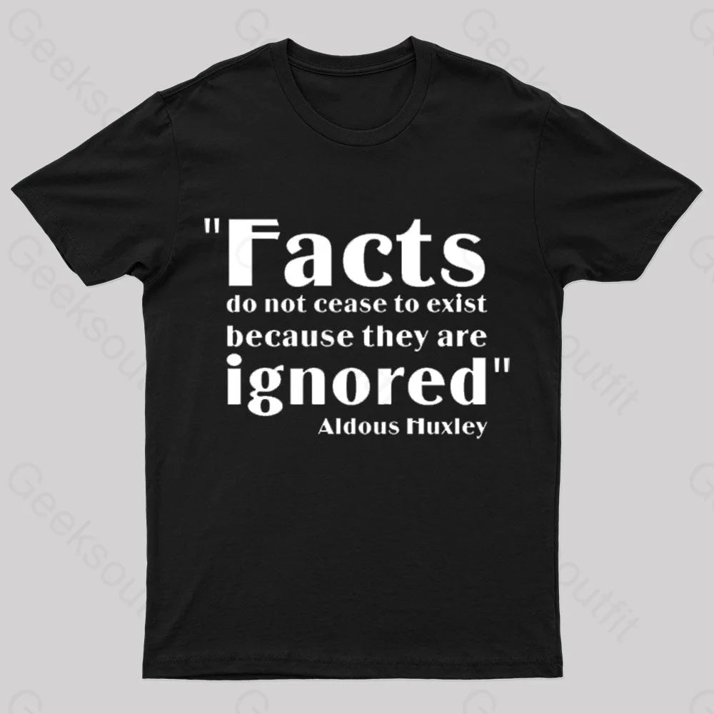 Aldous Huxley Facts Geek T-Shirt