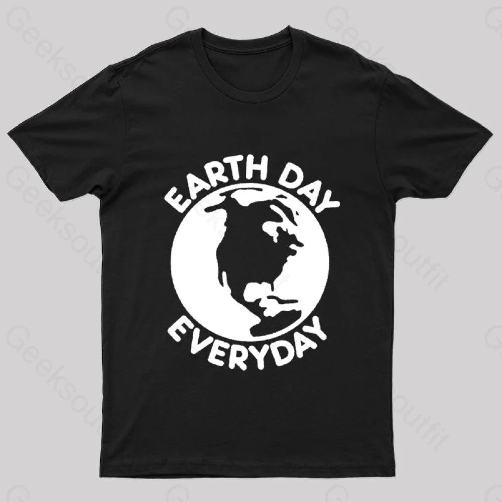 Earth Day Every Day Nerd T-Shirt