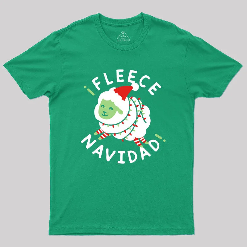 Fleece Navidad Geek T-Shirt