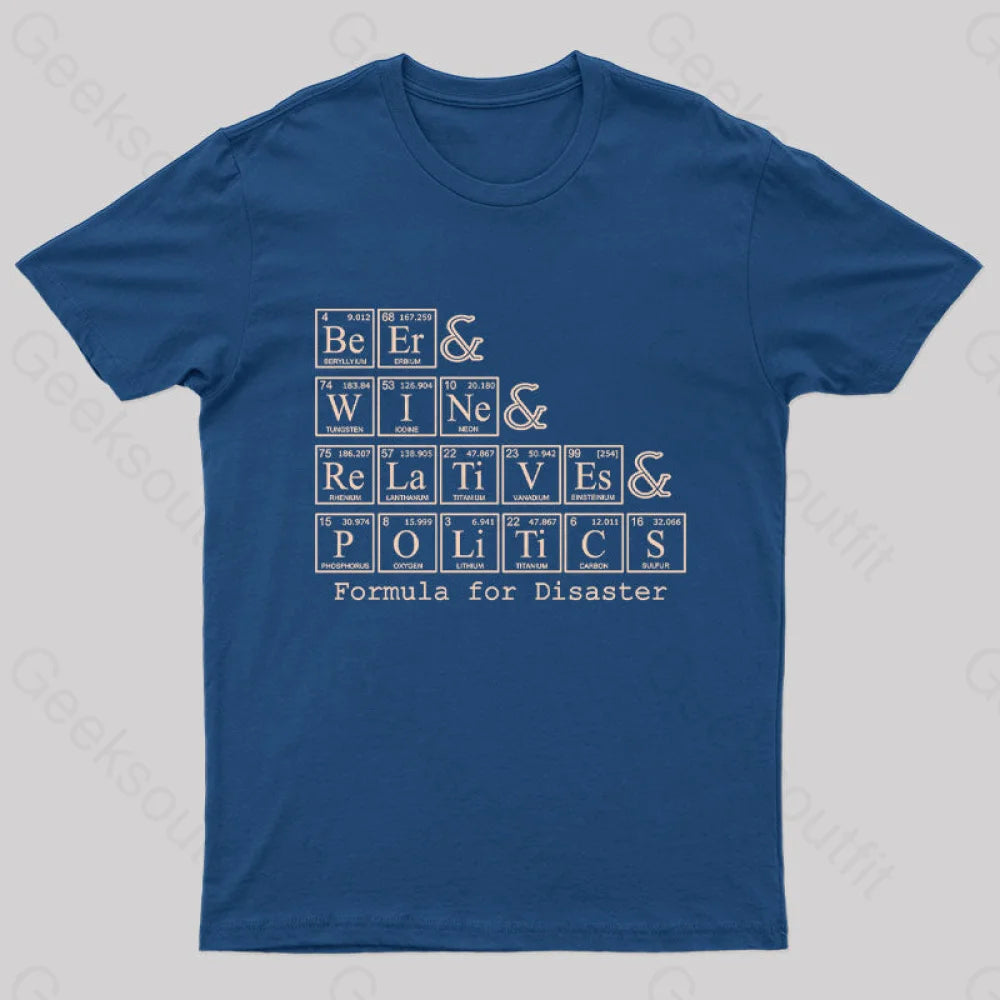 Formula For Disaster Geek T-Shirt