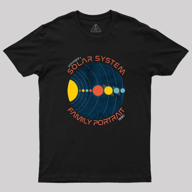 Solar System Family Portrait T-Shirt