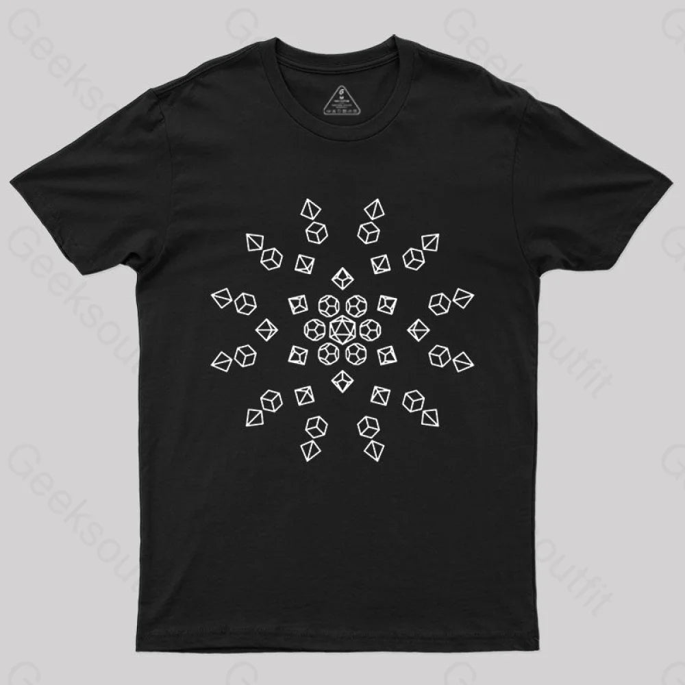 Starburst Polyhedral Dice T-Shirt