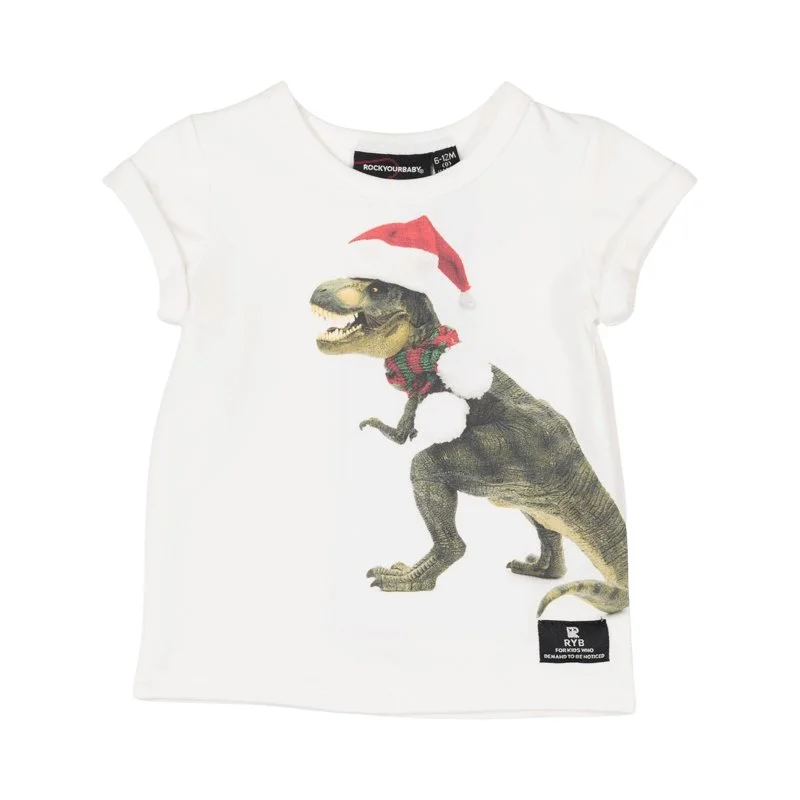 T-REX XMAS TSHIRT