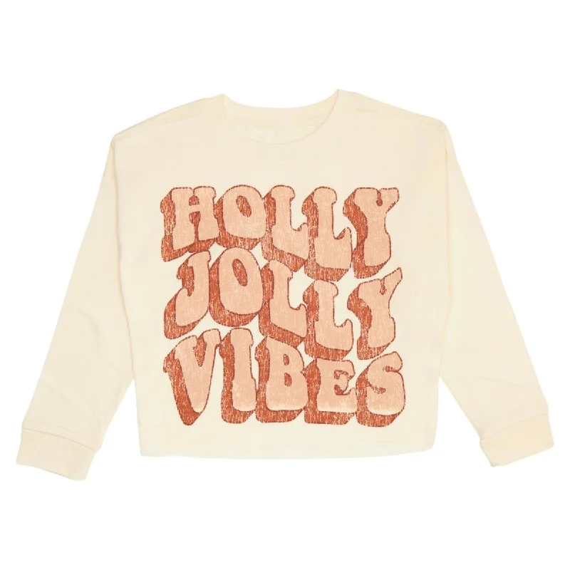 HOLLY JOLLY VIBES LONG SLEEVE TSHIRT