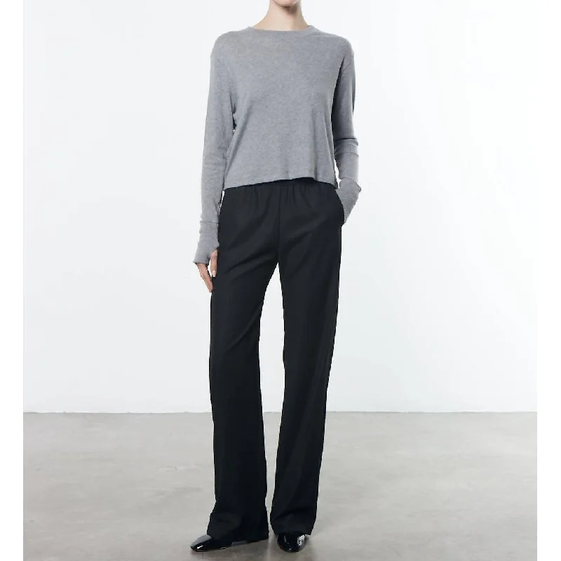 Enza Costa - Cashmere Boxy L/S Crew