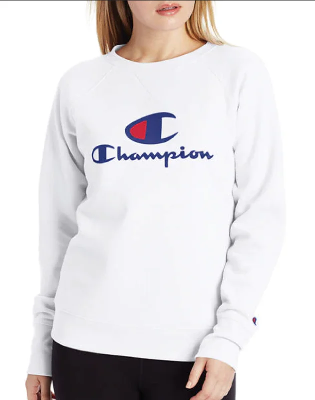 Women's C + Script Logo Powerblend® Fleece Crew