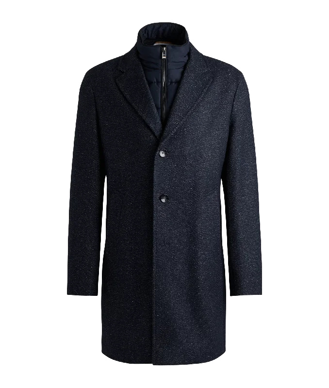 Hyde Slim Fit Coat - Navy