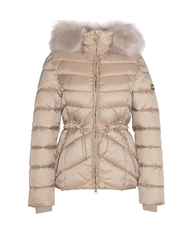 Island Quilted Jacket- Beige