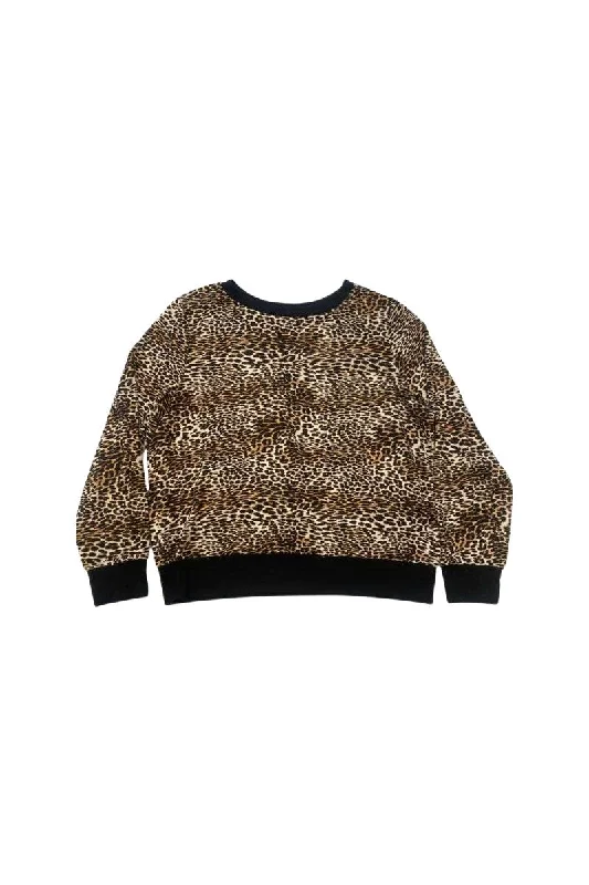 Crewneck Leopard Pajama Top—REJUICED