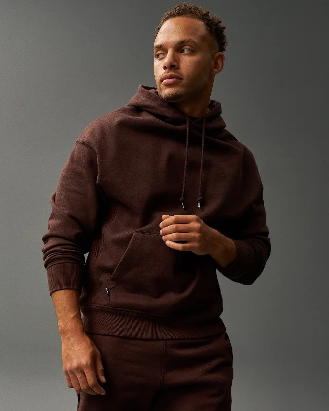 RUDIS Titan Heavyweight Fleece Hoodie - Ground Coffee