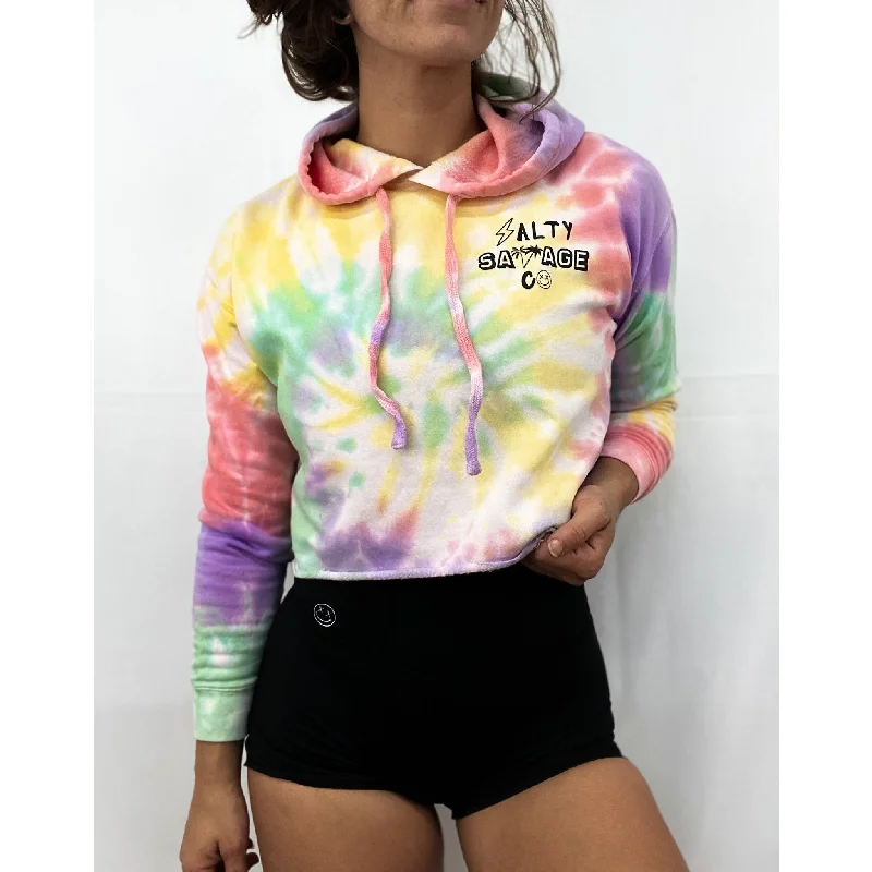 Salty Savage Ladies “90’s Edition” Cropped Hoodie | Basic