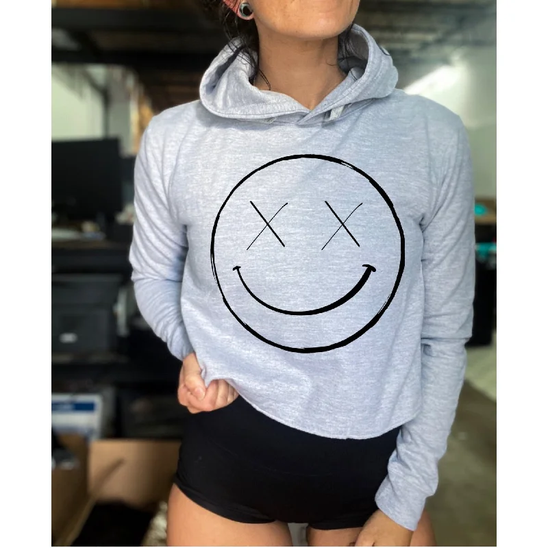 Salty Savage Ladies “OG Smile” Cropped Hoodie