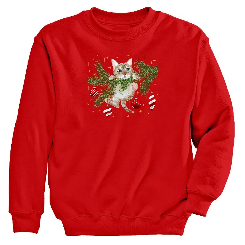 Christmas Kitty Women's Sweatshirt