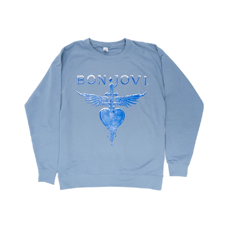 Heart & Dagger Blue Unisex Sweatshirt