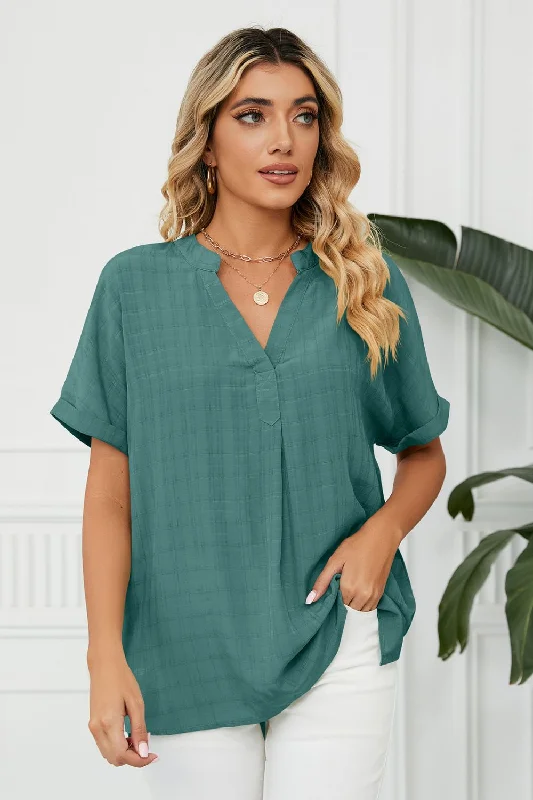 Gabby Short Sleeve Babydoll Top